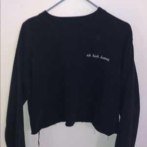 brandy crewneck